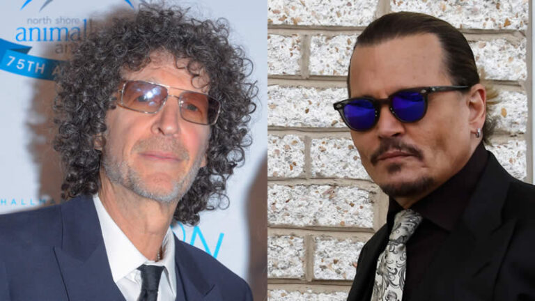 Johnny Depp and Howard Stern