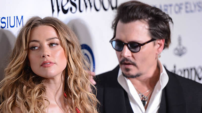 Johnny Depp and His Attorneys Celebrate As Amber Heard Claims He Pushed Ex-Girlfriend Kate Moss Down Staircase, “(Whitney’s) Back Was To the Staircase and Johnny Swings At Her”