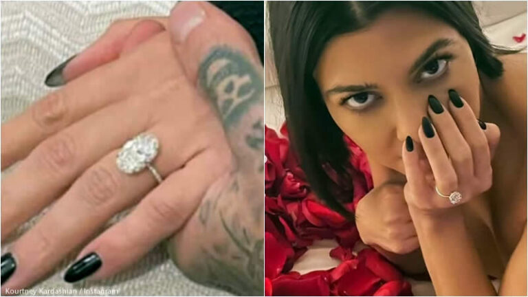 Kourtney Kardashian engagement ring