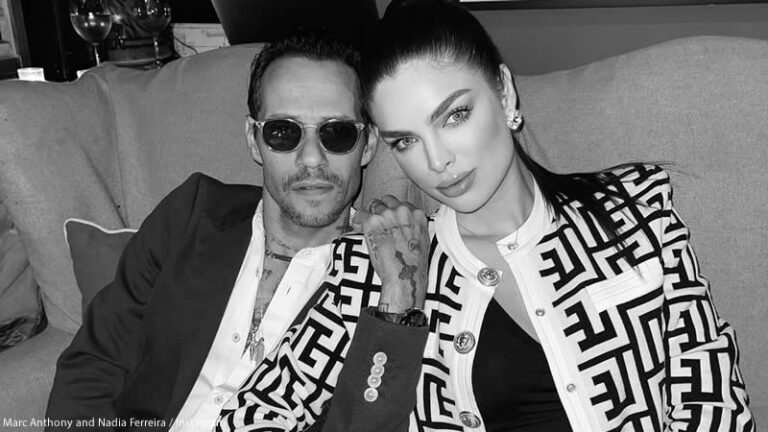 Marc Anthony and Nadia Ferreira