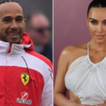 Kim Kardashian and Lewis Hamilton