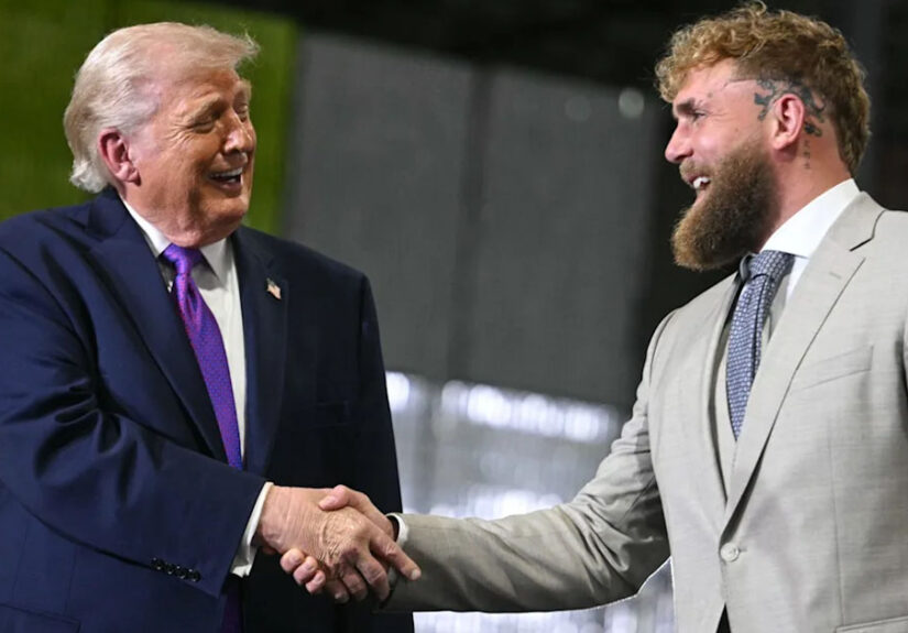 Jake Paul and Donald Trump