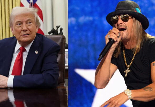 Kid Rock snaps at Trump