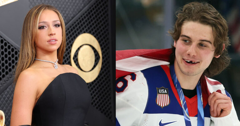 Tate McRae and Jack Hughes