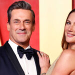 Jon Hamm and wife Anna Osceola